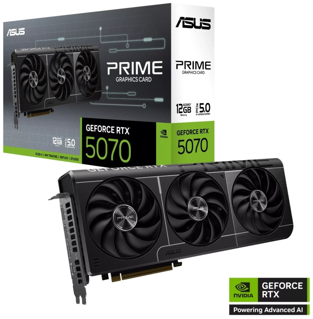Видеокарта ASUS RTX 5070 Prime PRIME-RTX5070-12G 12 Гб