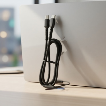 Кабель Green USB TypeC (M), 1 м, черный