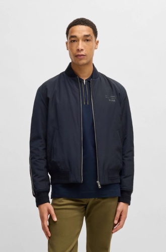 Бомбер Hugo Boss синий