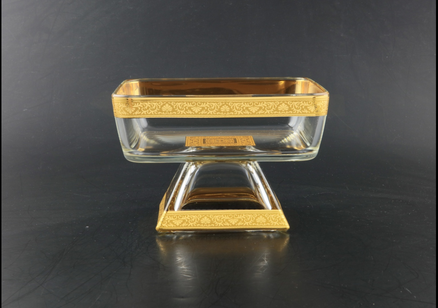 Astra Gold конфетница Romance Golden Classic (33-629) квадратная 1 шт