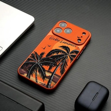 Чехол BOGEMA для Apple iPhone 17 Pro оранжевый
