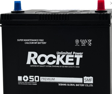 Rocket 75B24L Unlimited Power 55 Ач обратная