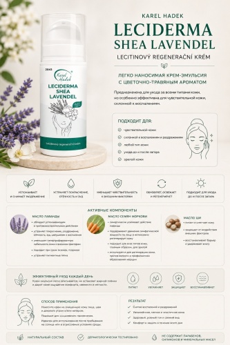 Karel Hadek крем Leciderma Shea Lavender для лица 30 мл