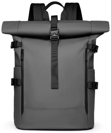 Рюкзак BACKPACK прорезиненная ткань серый