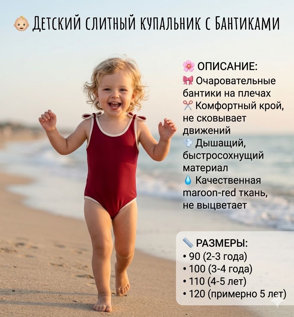 Слитный купальник бордовый