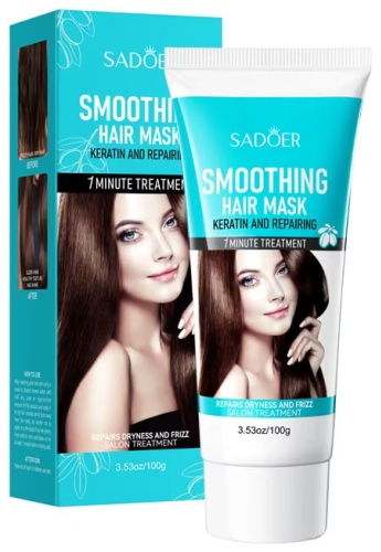 SADOER маска One-Minute Hair Mask - Одноминутная маска для волос с кератином 100 мл