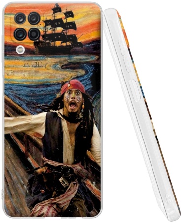 Чехол Mcover для Samsung Galaxy A12 рисунок