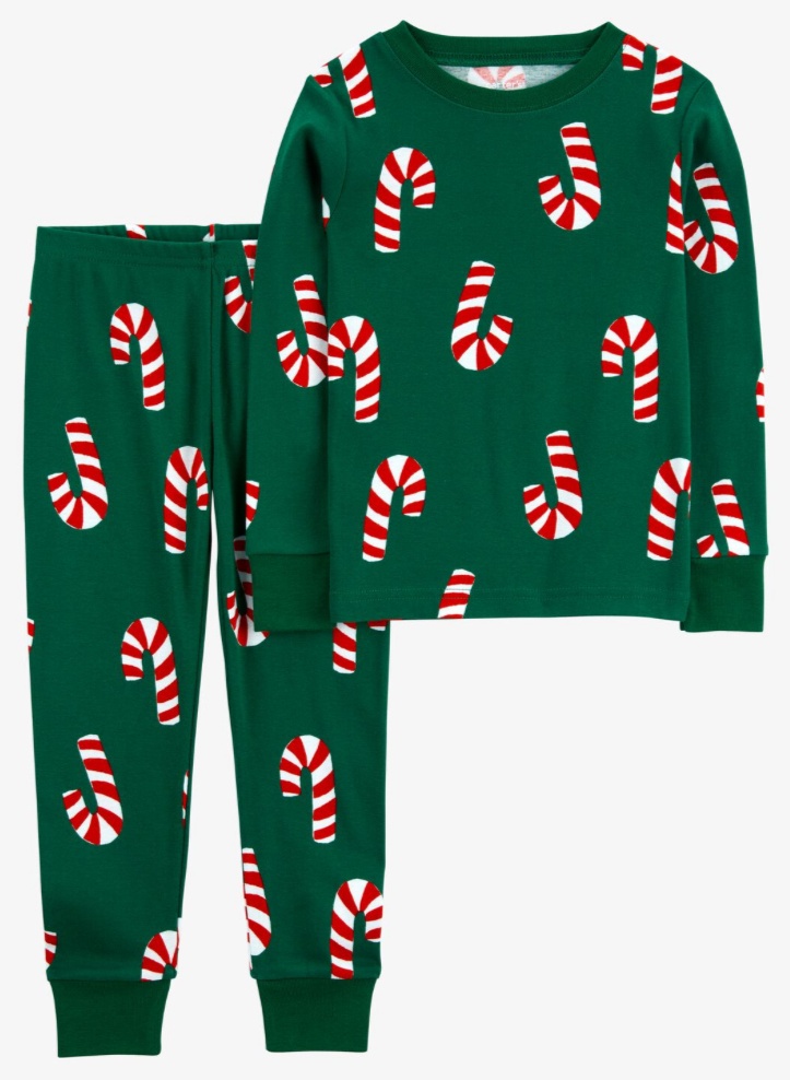 Пижама Carters зеленый