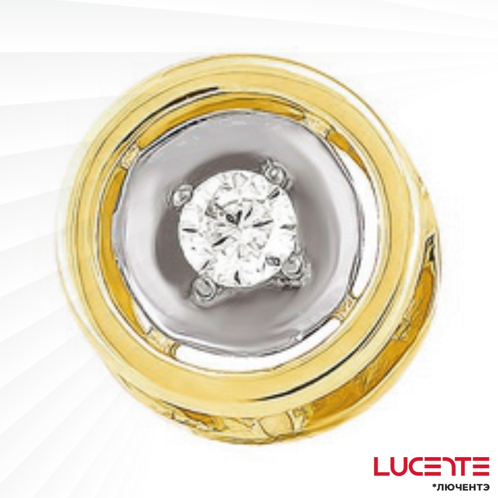Подвеска Lucente Бриллианты Якутии PEN-LU-585-94823139 вес 0.776 г золото, бриллиант