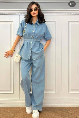 Костюм повседневный Denim Cargo голубой
