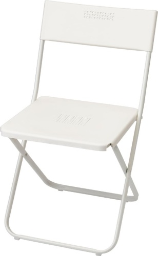 Стул IKEA Фейян, 89x44x42 см, белый 1 шт.