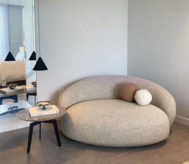 Диван 1mebel 1mebel, 150х80 см, обивка ткань, бежевый