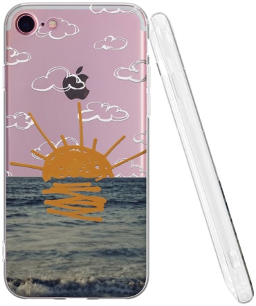 Чехол Mcover для Apple iPhone 7, iPhone 8, iPhone SE рисунок