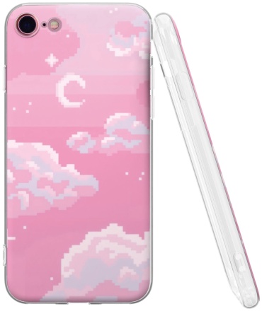 Чехол Mcover для Apple iPhone 7, iPhone 8, iPhone SE рисунок