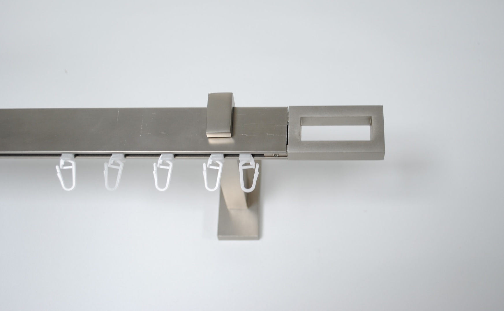 Карниз DSA-decor профильный однорядный серебристый 160 см