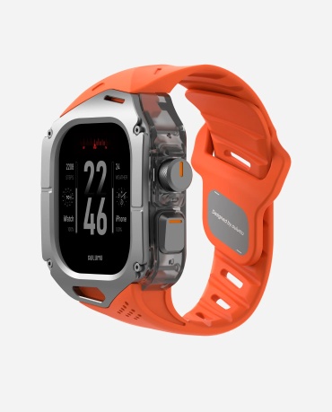 Ремешок Aulumu для Apple Watch Ultra, Watch Ultra 2, Watch Ultra 3 оранжевый