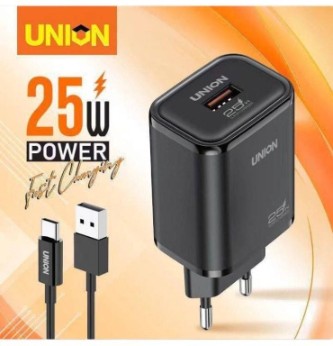 Union UH-89 USB Type-C, USB 25 Вт черный