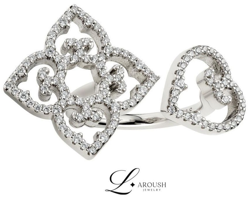 Laroush Jewelry M057903-0002-S размер 16.5 вес 3.47 г серебро, циркон