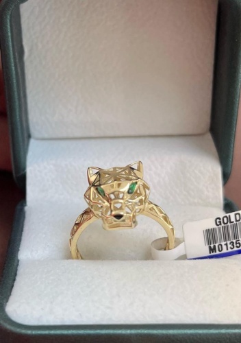 Aishen Gold AG/287-195 размер 19.5 вес 2.87 г золото, изумруд