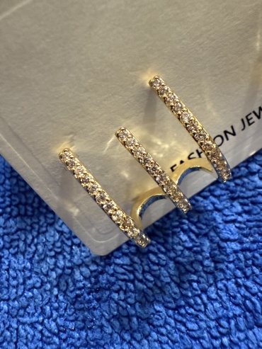 Серьги FASHION бижутерный сплав, кристаллы Swarovski