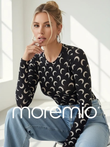 Лонгслив Moremio черный