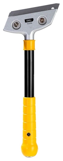 DELI скребок DL4725 черный, жёлтый