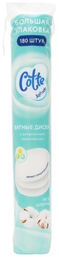 Cotte ватные диски Cotte 180 шт