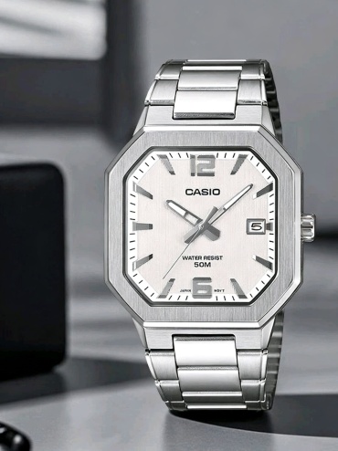 Кварцевые CASIO MTP-B195D-7A нержавеющая сталь