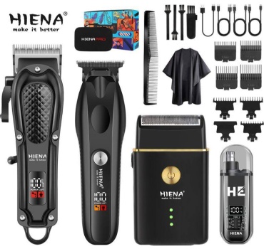 SQAQ машинка для стрижки HIENA черный