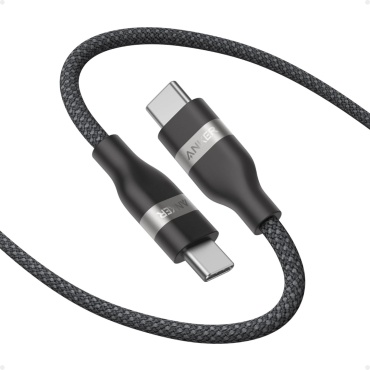 Кабель Anker USB TypeC (M), 0.9 м, Upcycled-Braided A82E2611 черный