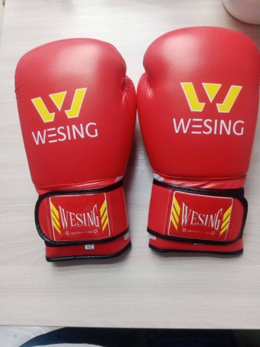 Боксерские перчатки WESING 16 oz красный