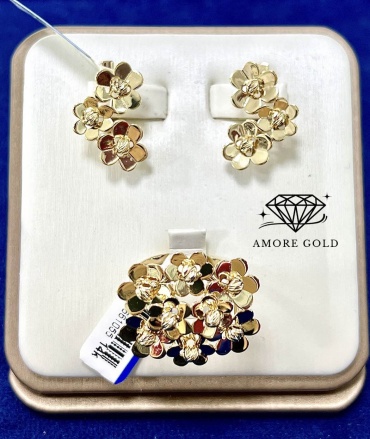 ITALY Amore gold 24-073 van cleef вес 8 г золото, без вставок