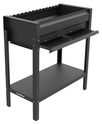 Мангал разборный Grillver 39.5x80.5x85 см, сталь