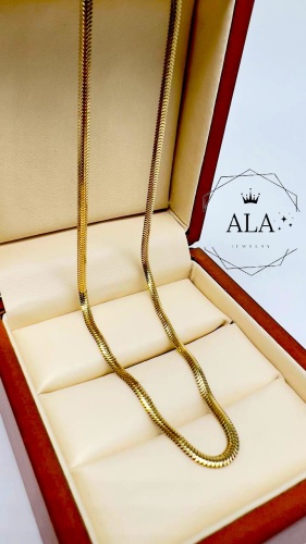 ALA ALA_GLD226-001 длина 50 см, вес 5.1 г золото, плетение снейк