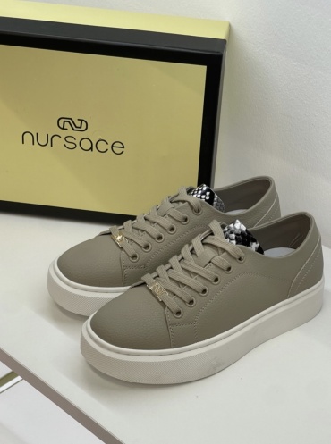 Кеды Nursace бежевый, бронзовый