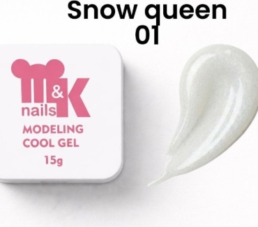 M&K nails гель Snow Queen gel 01 15 мл