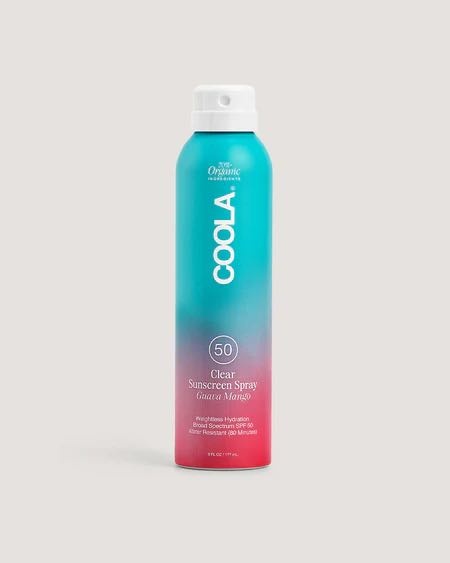 CoolA Clear Sunscreen Spray SPF 50 Guava Mango спрей для тела 177 мл