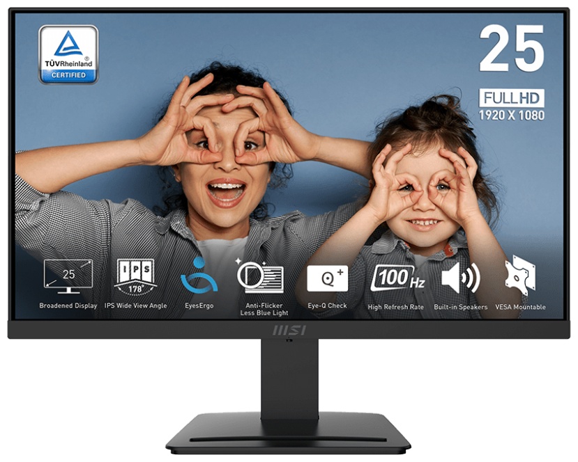 Монитор 24.5" MSI PRO MP253 черный