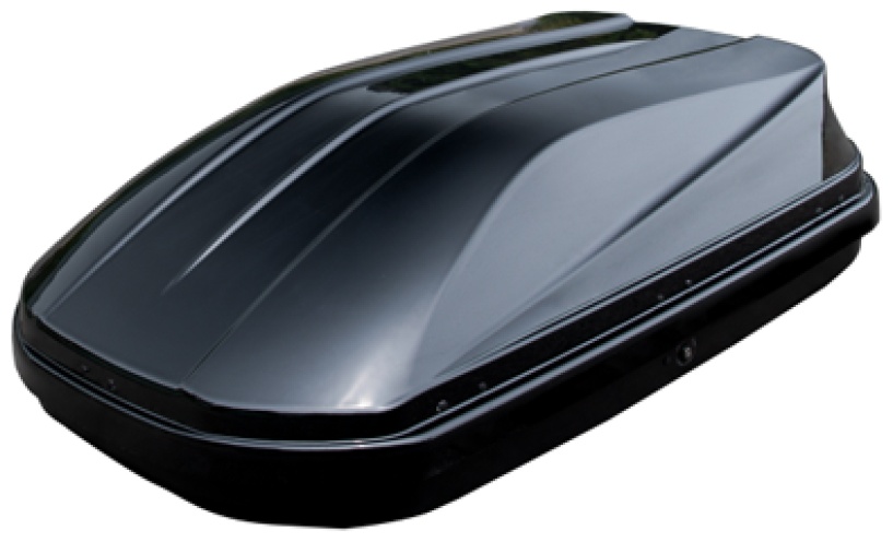 Багажный бокс LD 139 PC BLACK черный глянцевый двустороннее 504 л