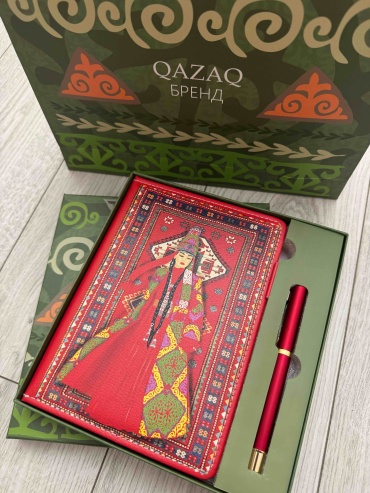 Блокнот QAZAQ brand Этно, A5, 80 л, мультиколор