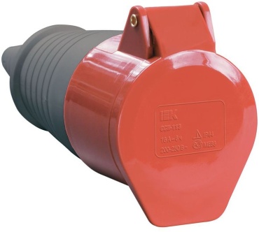 IEK силовая розетка 380 В 32А, SSI-225