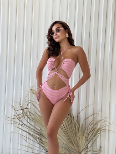 Купальник слитный Shantal Lingerie розовый