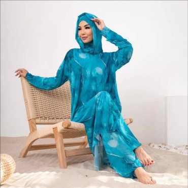 Купальник буркини IN&ME style 2373 бирюзовый