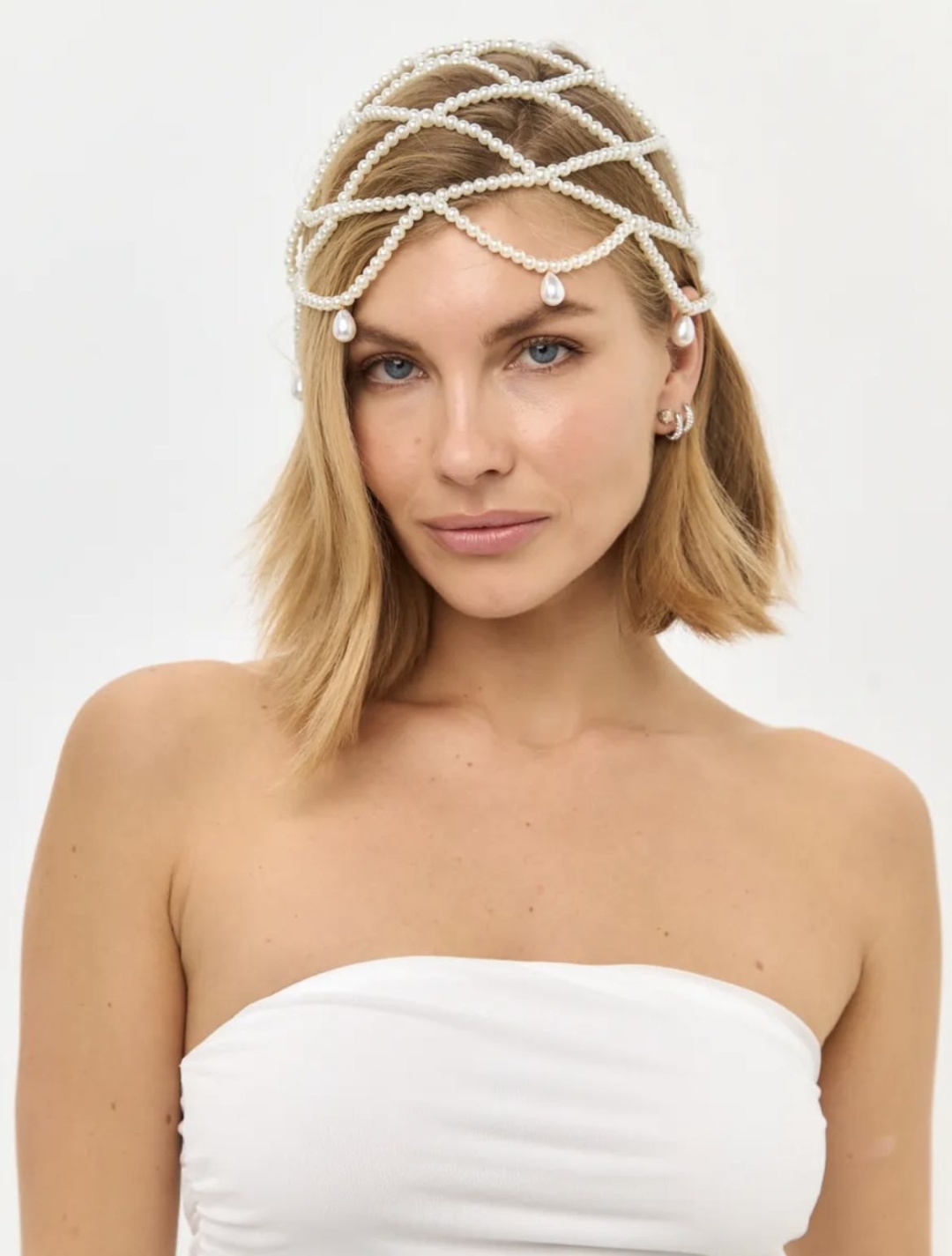 Тика на голову ACCESSORIZE искусственный жемчуг, жемчуг