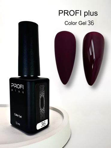 PROFI plus гель-лак Color gel 36 глянцевое 12 мл