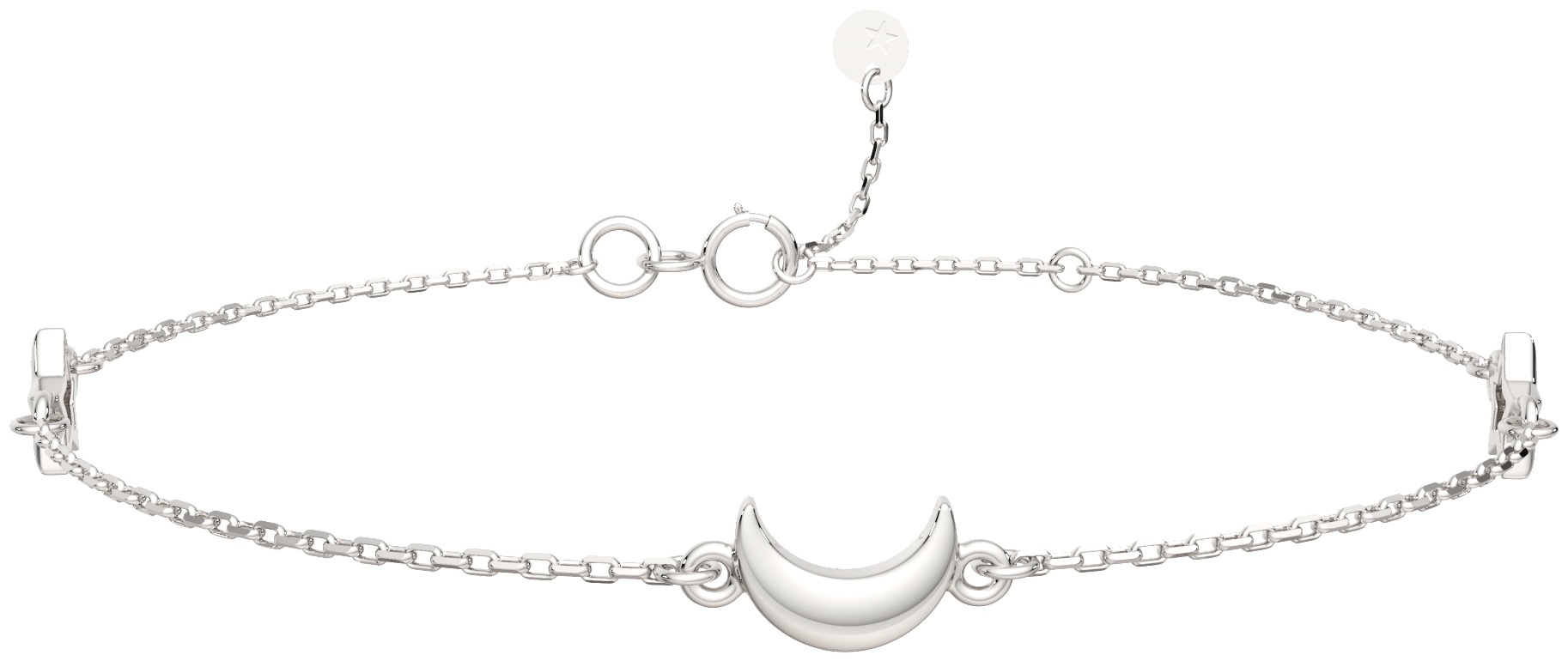 Lucente Silver ZO-0650075_18 длина 18 см, вес 1.37 г серебро, плетение фантазийное