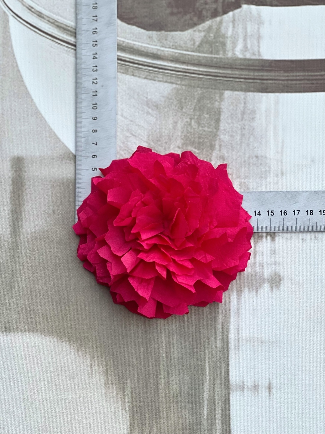 Накладка Strygina Peony Bright rose аксессуар для одежды фуксия