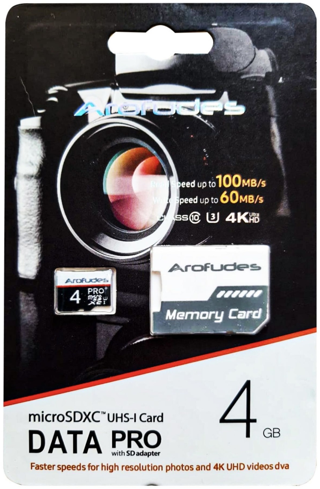 Карта памяти Arofudes microSDXC 503564052 4 Гб