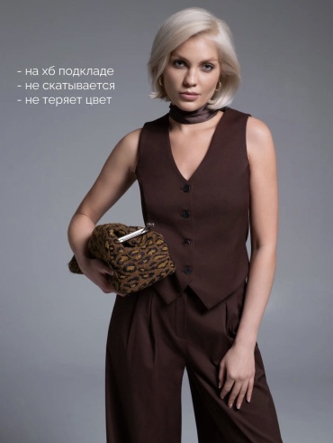 Жилет ilias&Co коричневый