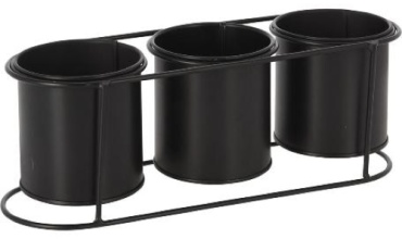 Кашпо для дома, для балкона H&S Collection Drillinge 0.57 л, металл